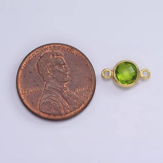 Mini 14k Gold Birthstone Link Connector