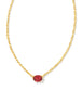 Gold Burgundy Crystal