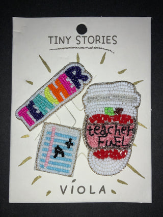 Tiny Stories Adorable Assorted Pins Set