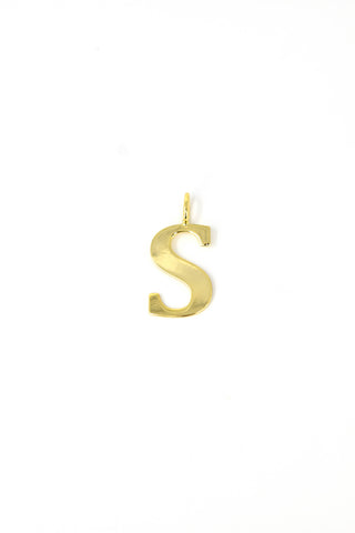 The Sis Kiss - All-American Initial Charm: Silver
