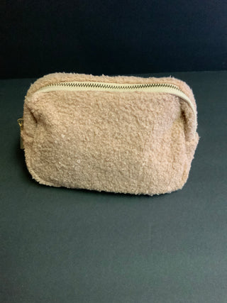 Brown Plush Cross Body Bag