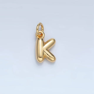 16K Micro Initial Letter Balloon Charm
