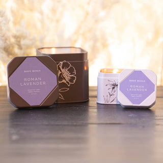 Rosy Rings - Petite Tin Candle - Roman Lavender