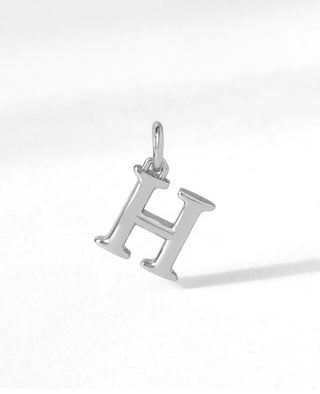 Origami Owl - Silver Cham Initial Pendant