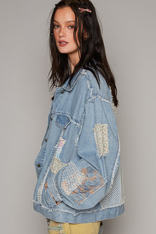 Balloon Sleeve Denim Jacket