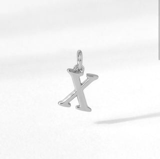 Origami Owl - Silver Cham Initial Pendant