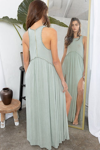 Lilly Front Slit Maxi Dress
