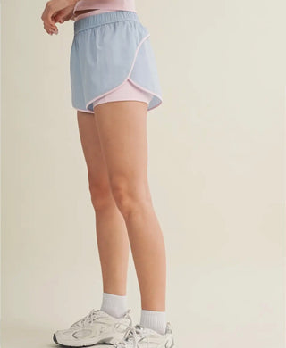 Pink Skies Athletic Shorts