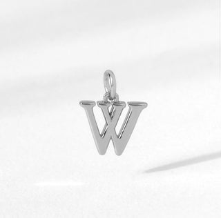 Origami Owl - Silver Cham Initial Pendant