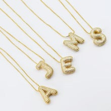 Gold Crystal Bubble Initials
