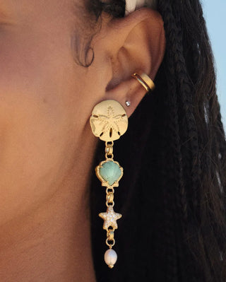Brynne Shell Linear Earrings