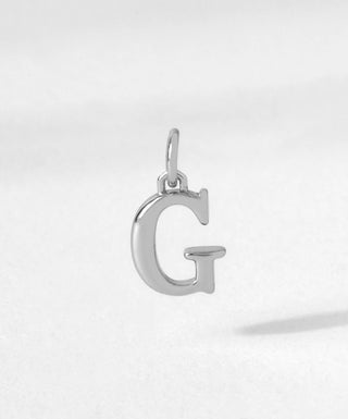 Origami Owl - Silver Cham Initial Pendant