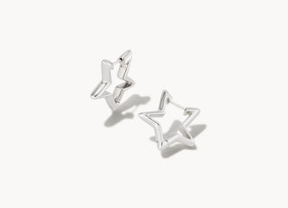 Star Huggie Earrings