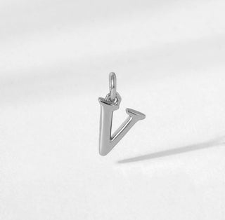 Origami Owl - Silver Cham Initial Pendant