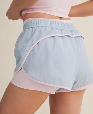 Pink Skies Athletic Shorts