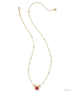 Disney | Kendra Scott Gold Mickey Mouse Short Pendant Necklace