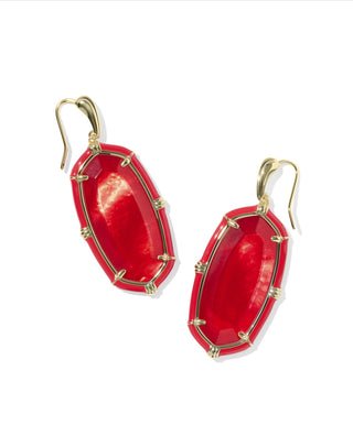 Elle Enamel Drop Earrings