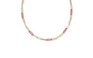 Courtney Enamel Link Necklace