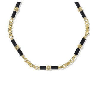 Bree Beaded Delicate Chain Necklace