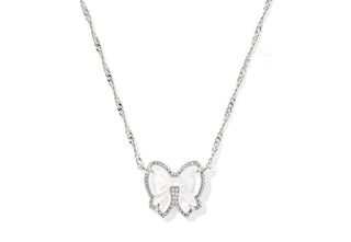 Haley Bow Short Pendant Necklace