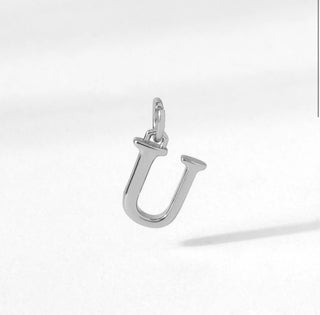 Origami Owl - Silver Cham Initial Pendant