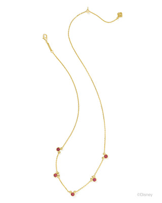 Disney | Kendra Scott Gold Mickey Mouse and Minnie Mouse Strand Necklace