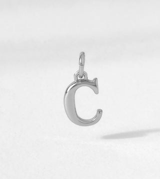 Origami Owl - Silver Cham Initial Pendant