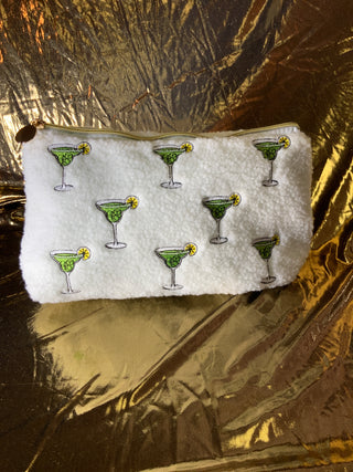 Fluffy Margarita Medium Cosmetic Bag