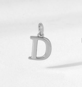 Origami Owl - Silver Cham Initial Pendant