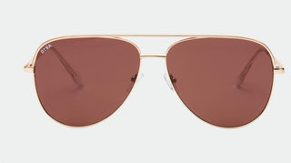 Era Sunglasses - Gold / Smokey Brown
