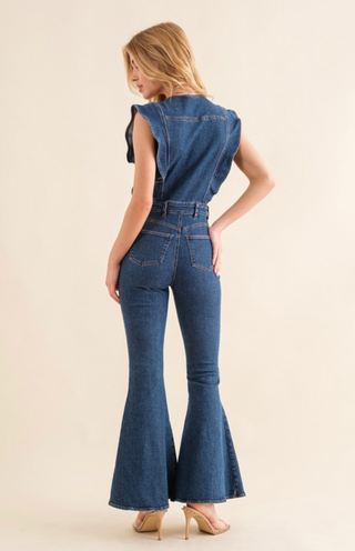 SLV Denim Jumpsuit