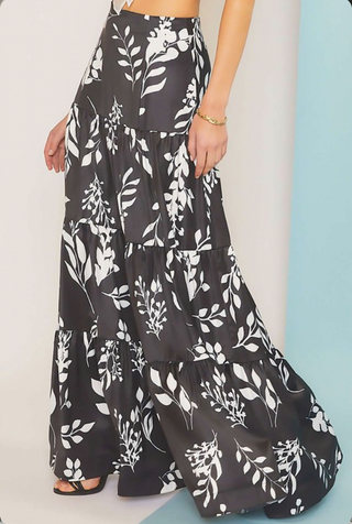 Shirring Tropical Skirt