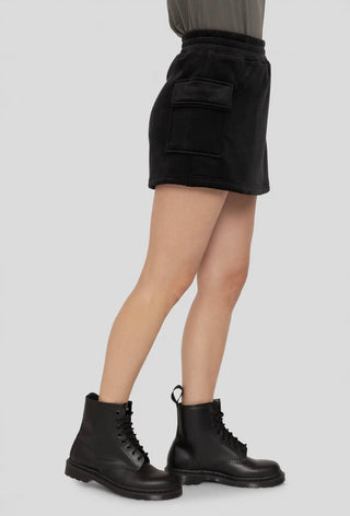 The Kimmie Brushed Corduroy Cropped Jacket & Cargo Skort Set