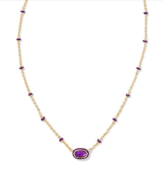 Mini Elisa Enamel Frame Pendant