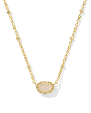 Mini Elisa Drusy Satellite Short Pendant Necklace