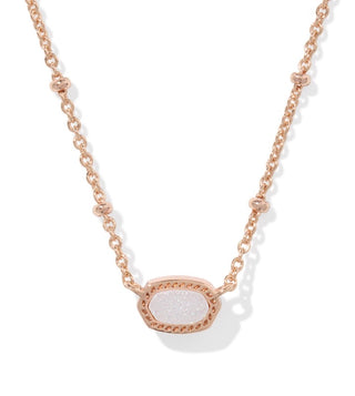 Mini Elisa Drusy Satellite Short Pendant Necklace