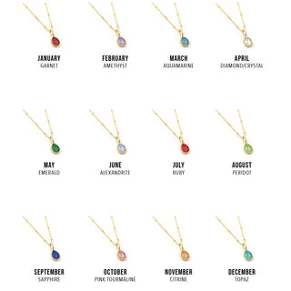 The Sis Kiss - Birthstone Charms: