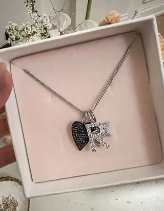 The Sis Kiss - Standout Initial Charms: Silver