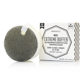 Spongelle 20+ Men's Extreme Buffer | Black Scrubber