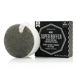 Spongelle 20+ Men's Extreme Buffer | Black Scrubber