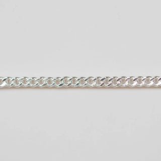 Flat Curb - Extra Large - Sterling Silver