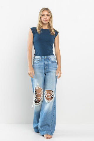 High Rise Extreme Flare Jeans