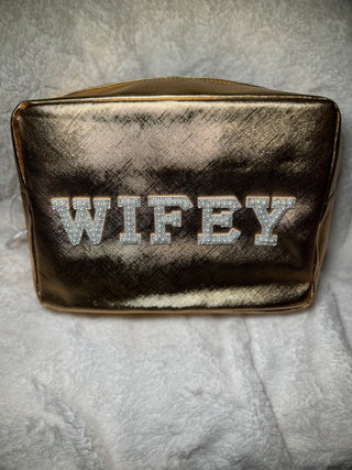 Wifey Pearl Patch Bag
