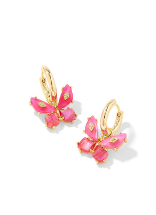 Bianca Butterfly Huggie Earrings