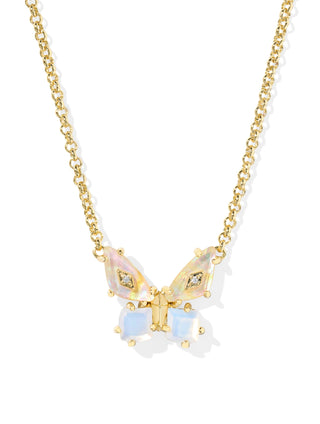 Bianca Butterfly Short Pendant Necklace