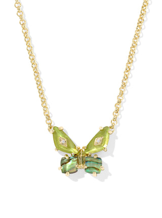 Bianca Butterfly Short Pendant Necklace