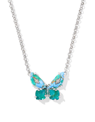 Bianca Butterfly Short Pendant Necklace