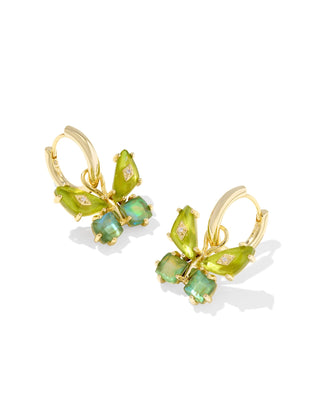 Bianca Butterfly Huggie Earrings