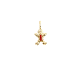 The Sis Kiss - Gingerbread Man Charm