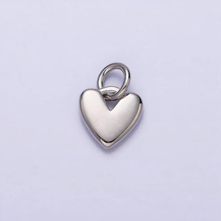 16K Gold Filled Heart Mini Charm in Gold & Silver